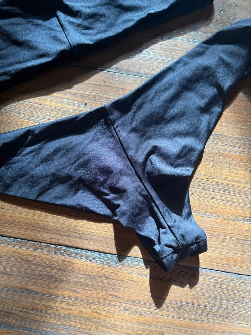 Frankie’s bikinis black embroidered bikini set